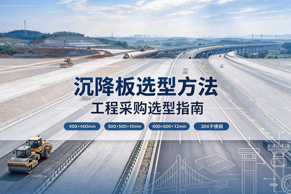 钦南沉降板选择方法