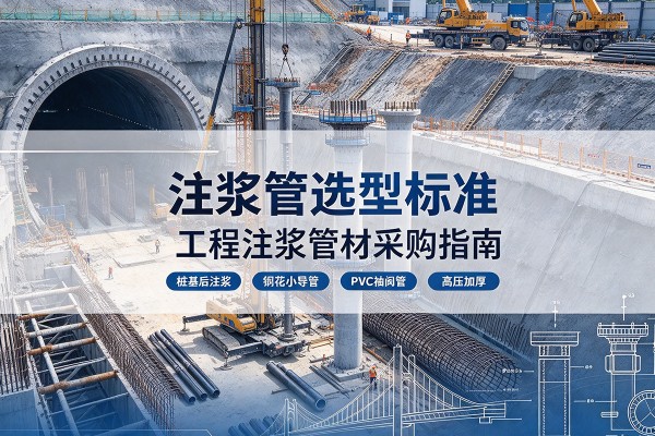 钦南注浆管选型标准
