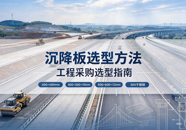 钦南沉降板选择方法